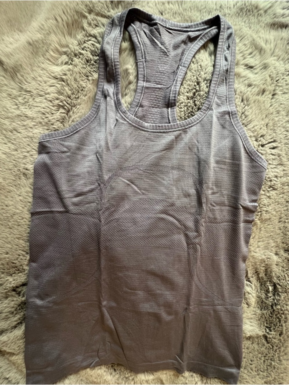 Lululemon Swiftly Tech Racerback Tank Top Women’s Size 6 in Gray/Purple